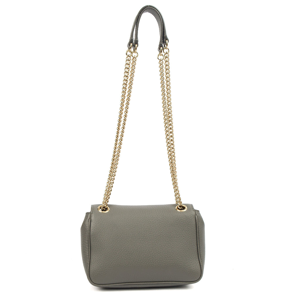 Mulberry Cross Body Darley Shoulder Bag  in Charcoal, Leather