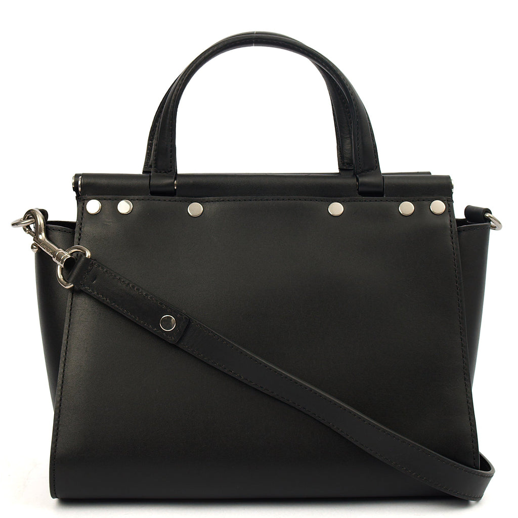 Mulberry Top Handle Iris in Black, Leather