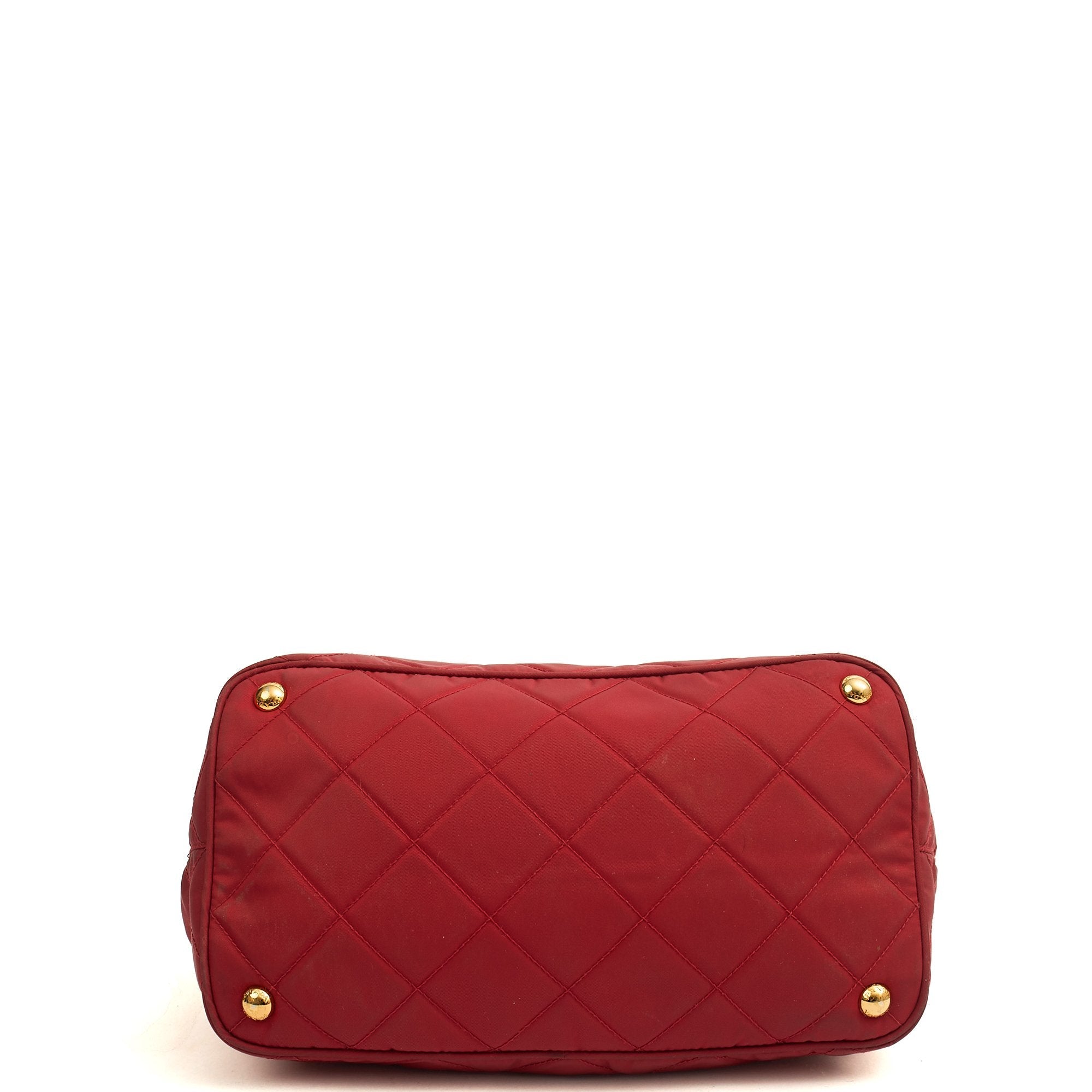 Prada Tote Nylon Tote Bag in Red, Nylon