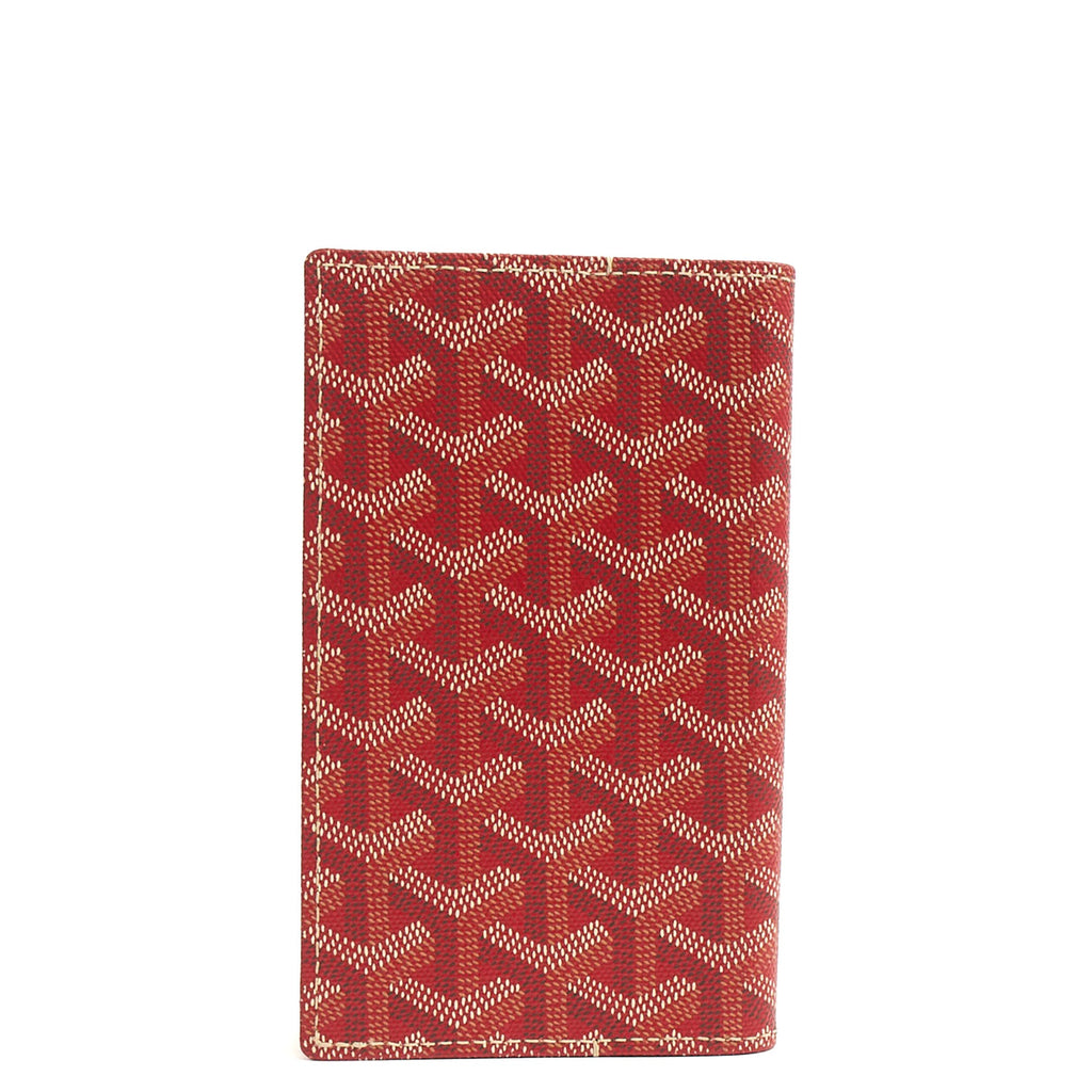 Goyard Wallet Saint Pierre in Red, Leather