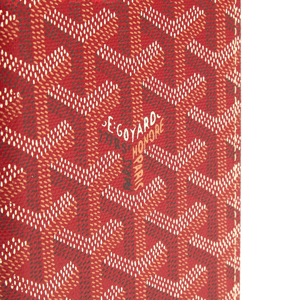 Goyard Wallet Saint Pierre in Red, Leather