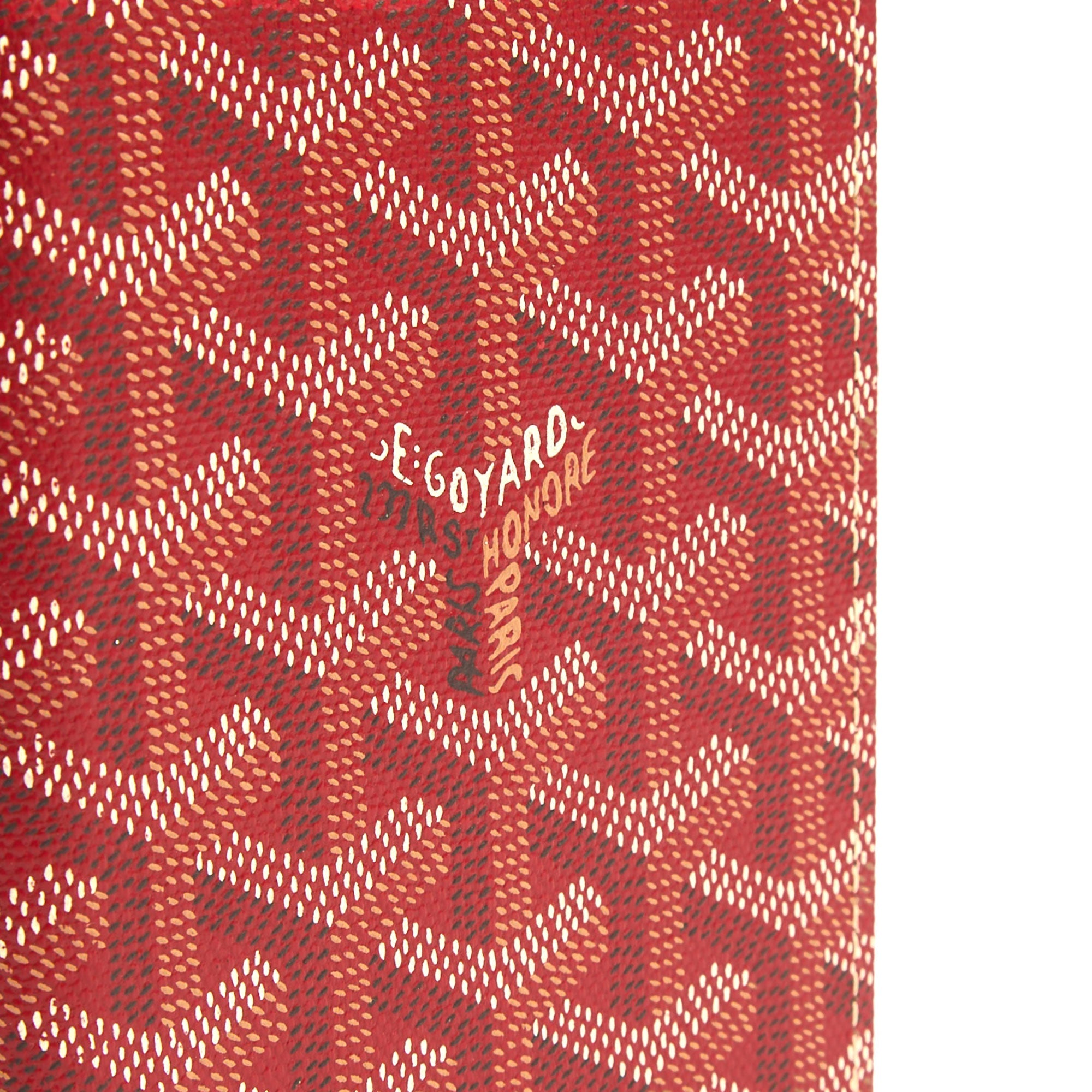 Goyard Wallet Saint Pierre in Red, Leather