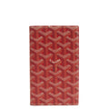 Goyard Wallet Saint Pierre in Red, Leather