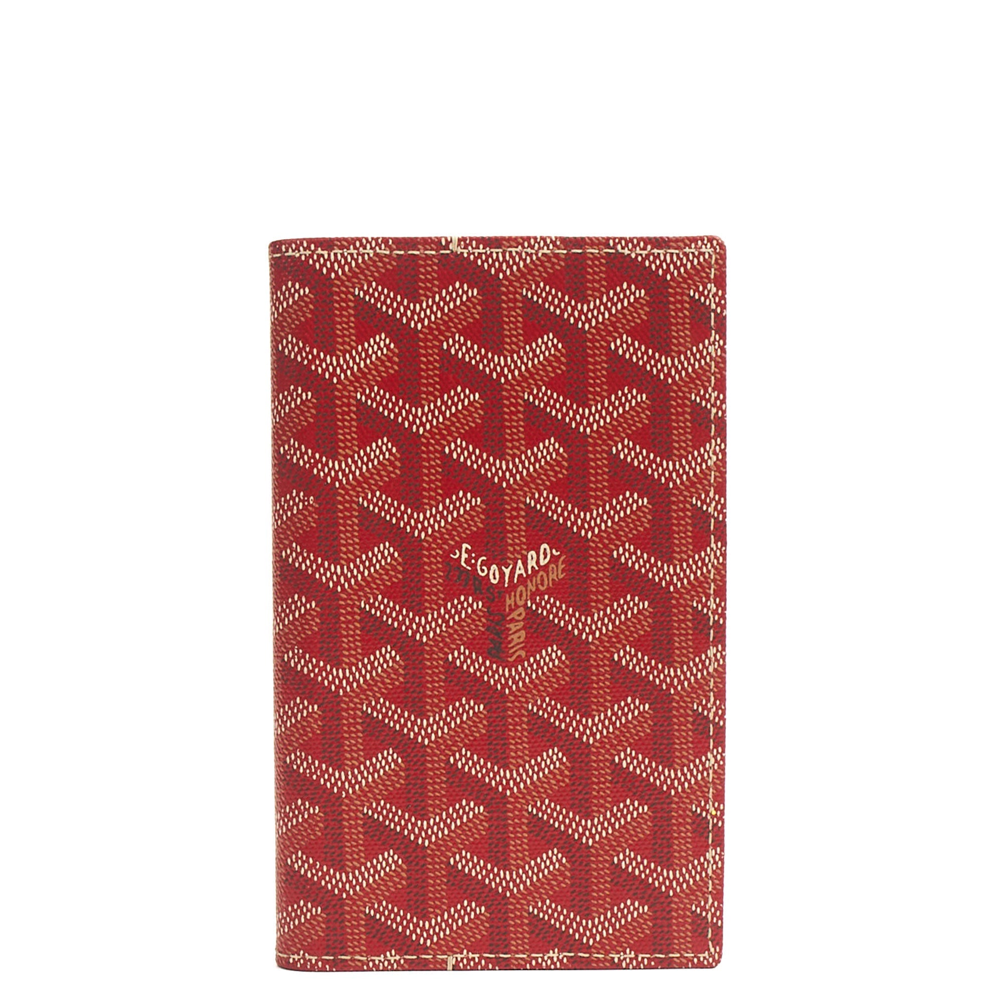 Goyard Wallet Saint Pierre in Red, Leather