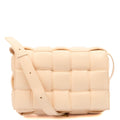 Bottega Veneta Cross Body Padded Cassette in Porridge, Leather