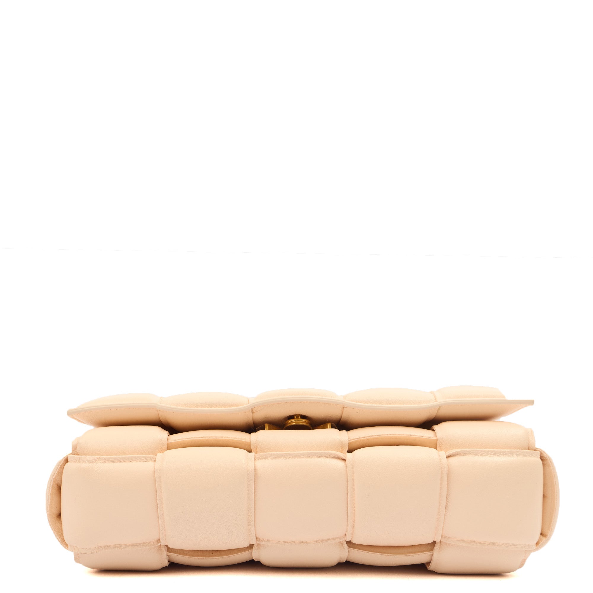 Bottega Veneta Cross Body Padded Cassette in Porridge, Leather