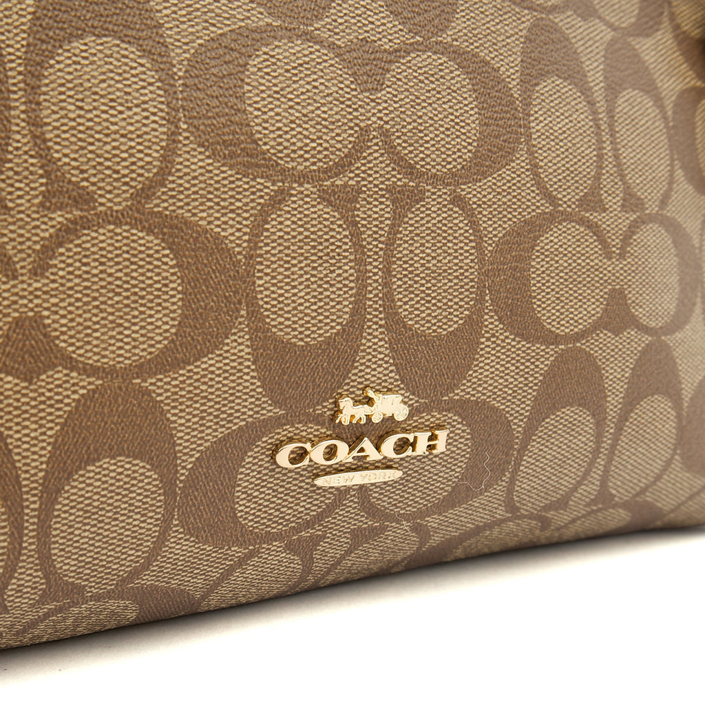 Coach Cross Body Signature Crossbody in Brown, Leather