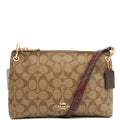 Coach Cross Body Signature Crossbody in Brown, Leather