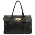 Mulberry Tote Bayswater Heritage in Black, Exotic Effect Leather
