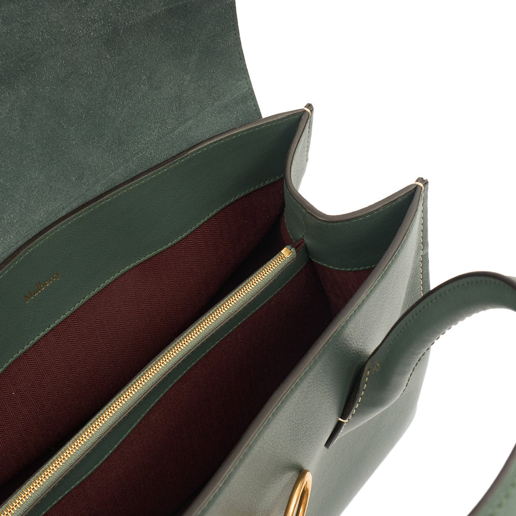 Mulberry Tote Seaton in Green, Leather