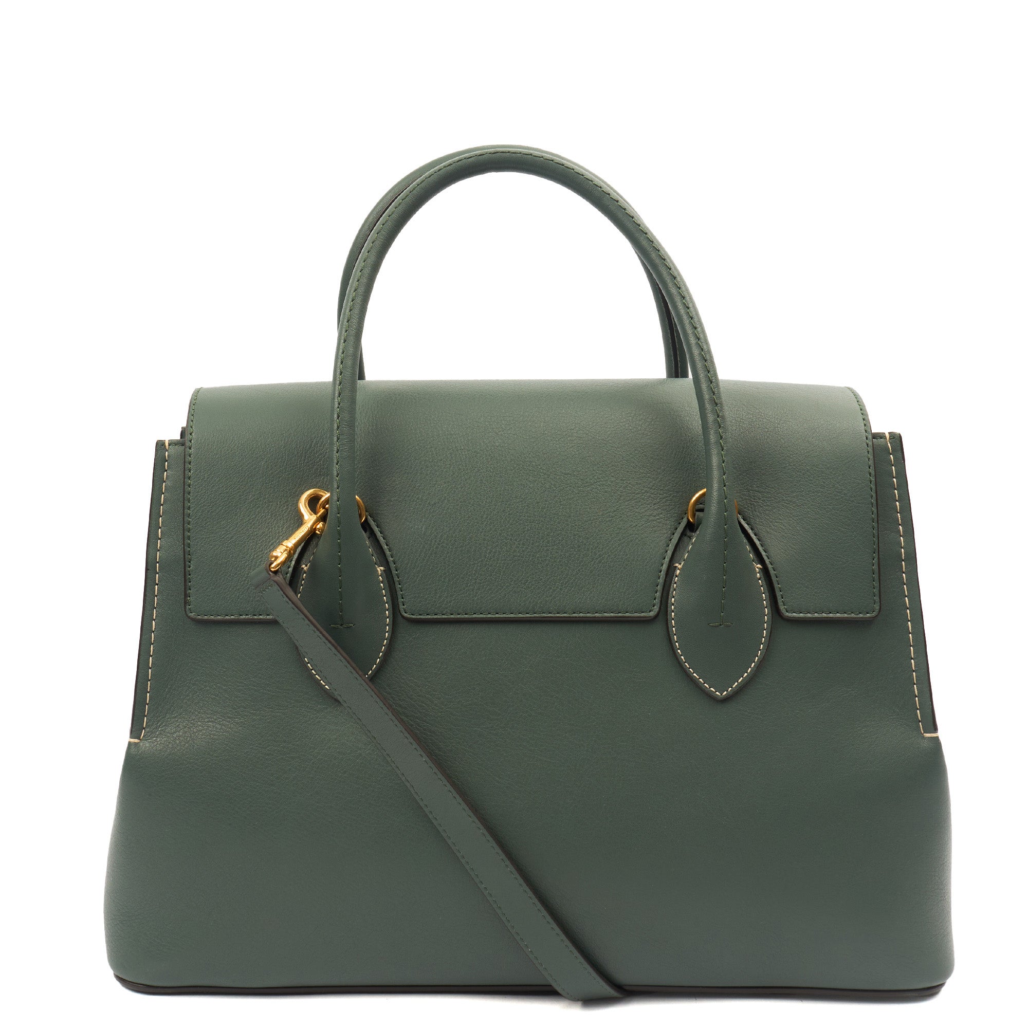 Mulberry Tote Seaton in Green, Leather