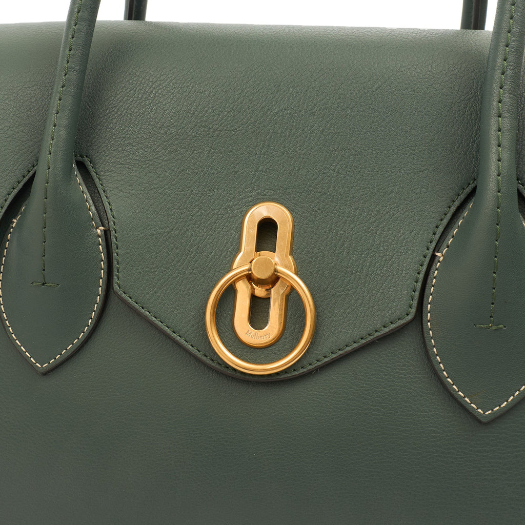 Mulberry Tote Seaton in Green, Leather
