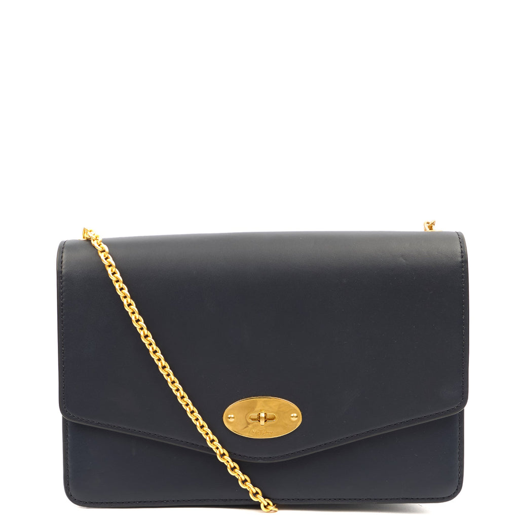 Mulberry Shoulder Bag Darley in Blue, Leather