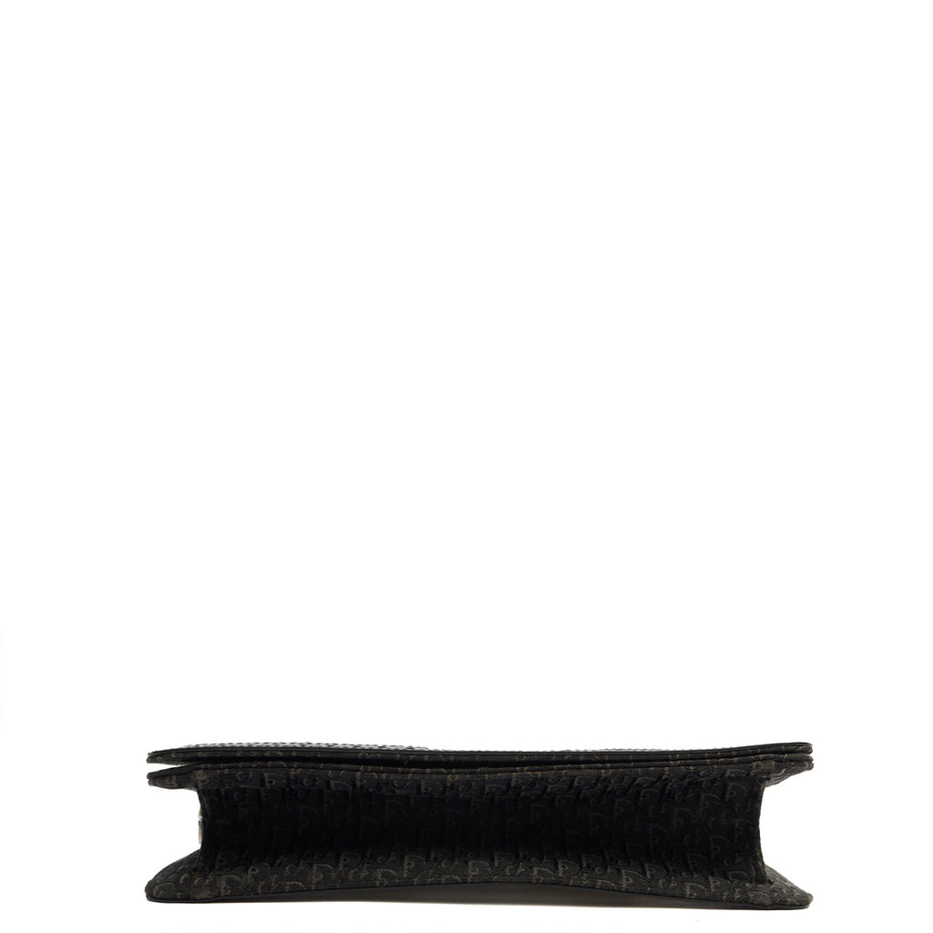 Christian Dior Trick Shoulder Bag in White, Leather