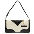 Christian Dior Trick Shoulder Bag in White, Leather