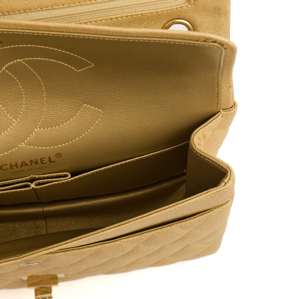 Chanel Shoulder Bag 2.55 Reissue - Medium in Metallic, Fabric