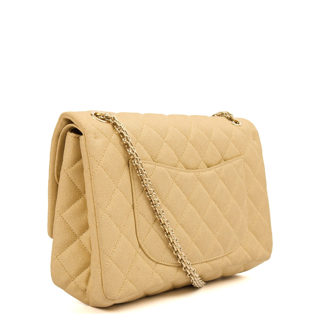 Chanel Shoulder Bag 2.55 Reissue - Medium in Metallic, Fabric