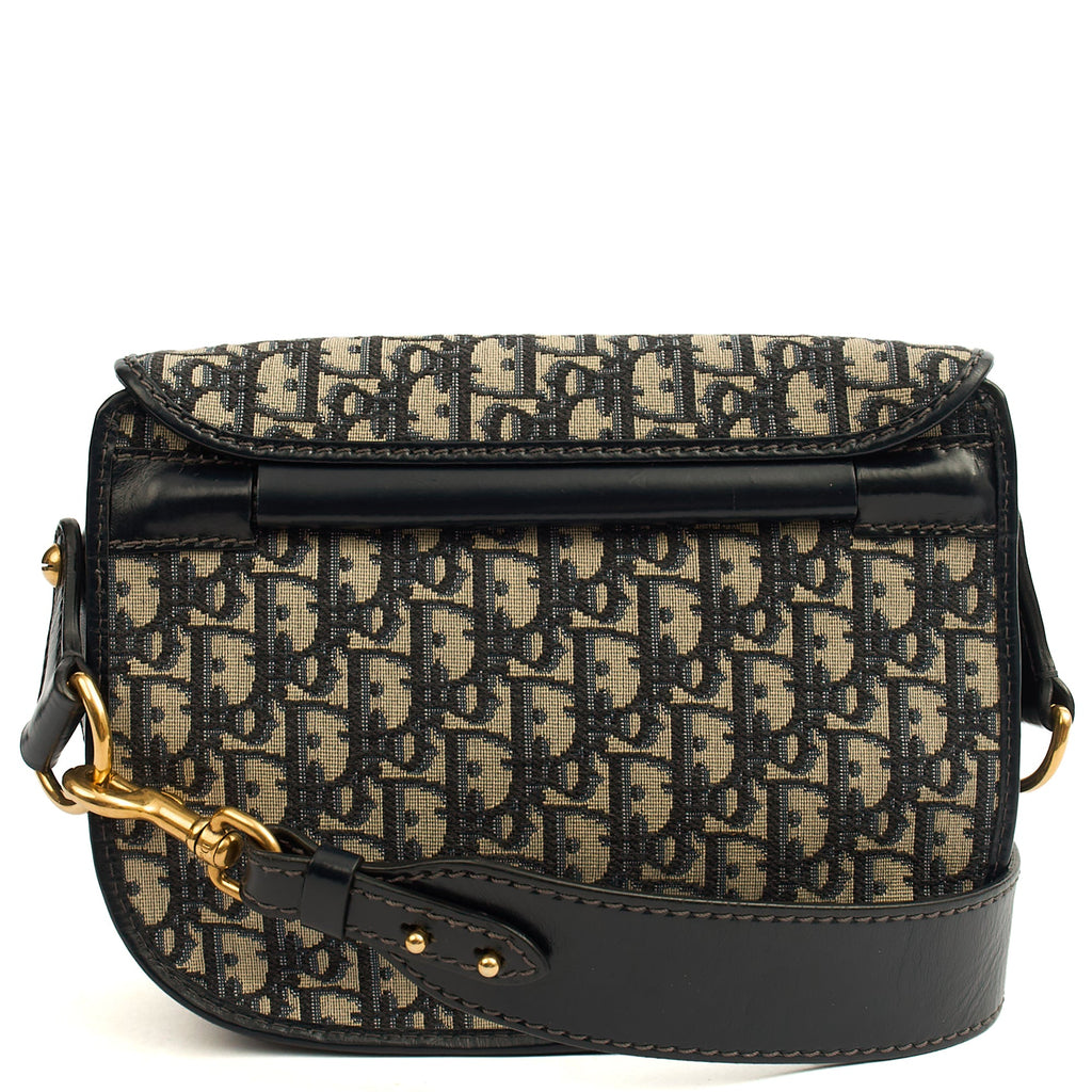 Christian Dior Cross Body Bobby- East West  in Blue, Fabric