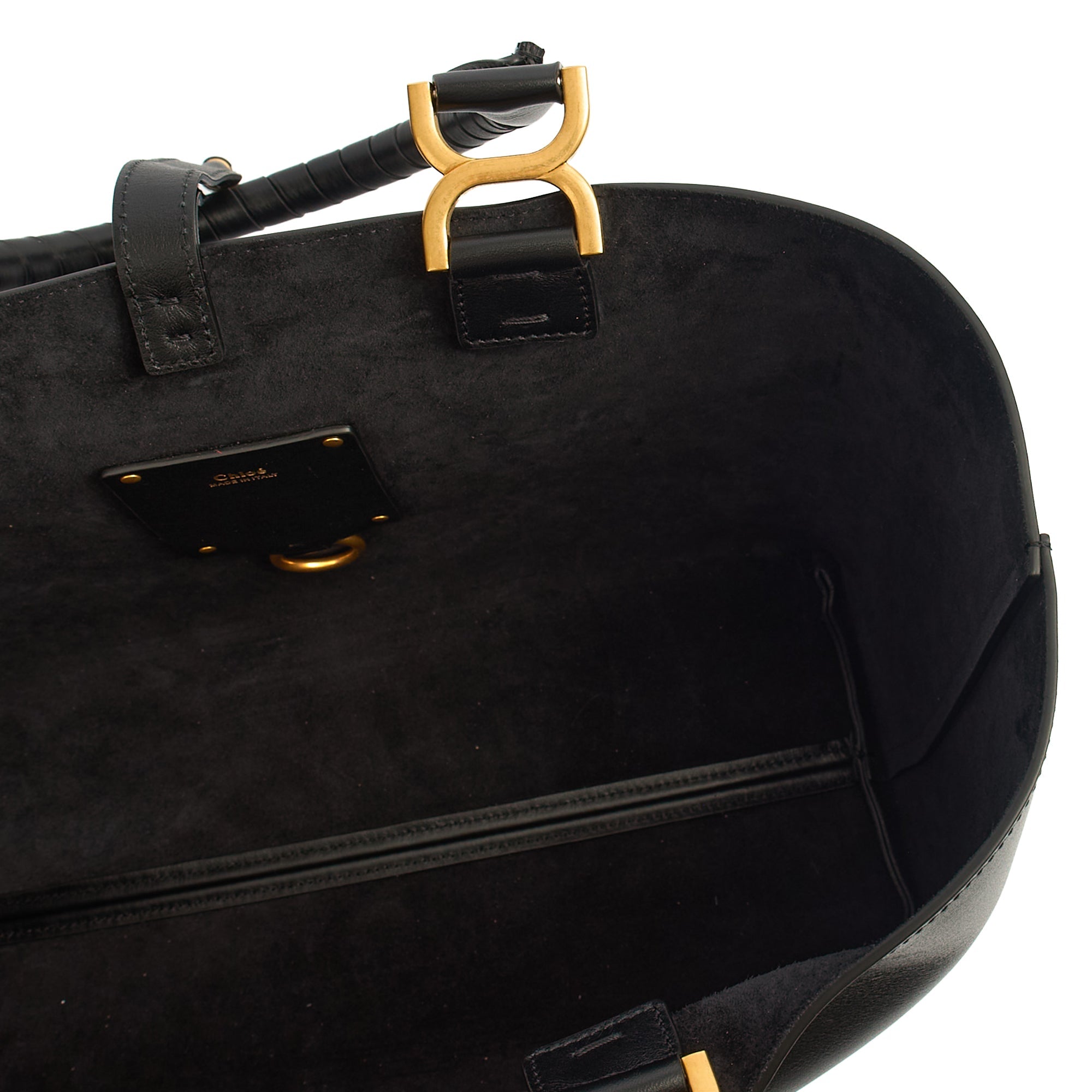 Chloe Tote Marcie - Large in Black, Calfskin Leather