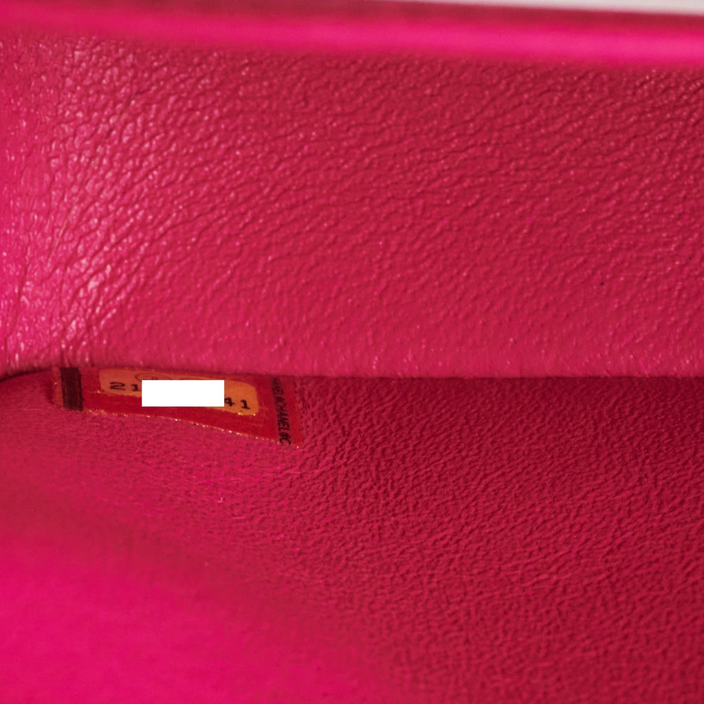 Chanel Medium Classic Flap Chevron Lambskin Pink
