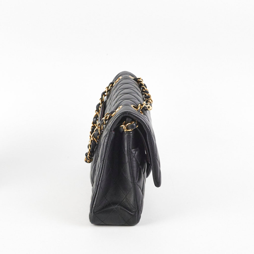 Chanel Classic Flap M/L Lambskin Black