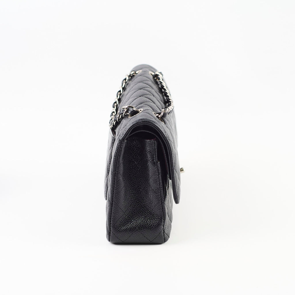 Chanel Caviar Medium/Large M/L Classic Flap Black