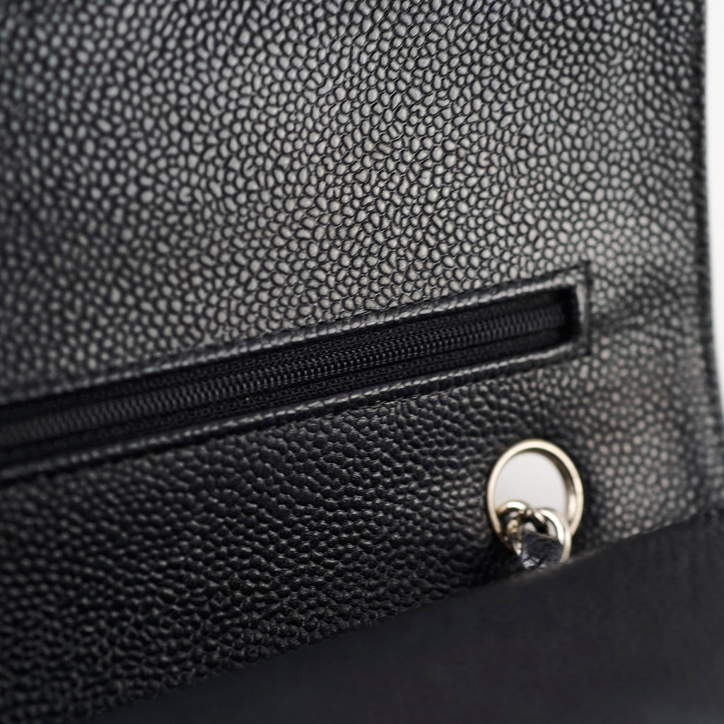 Chanel Caviar Medium/Large M/L Classic Flap Black