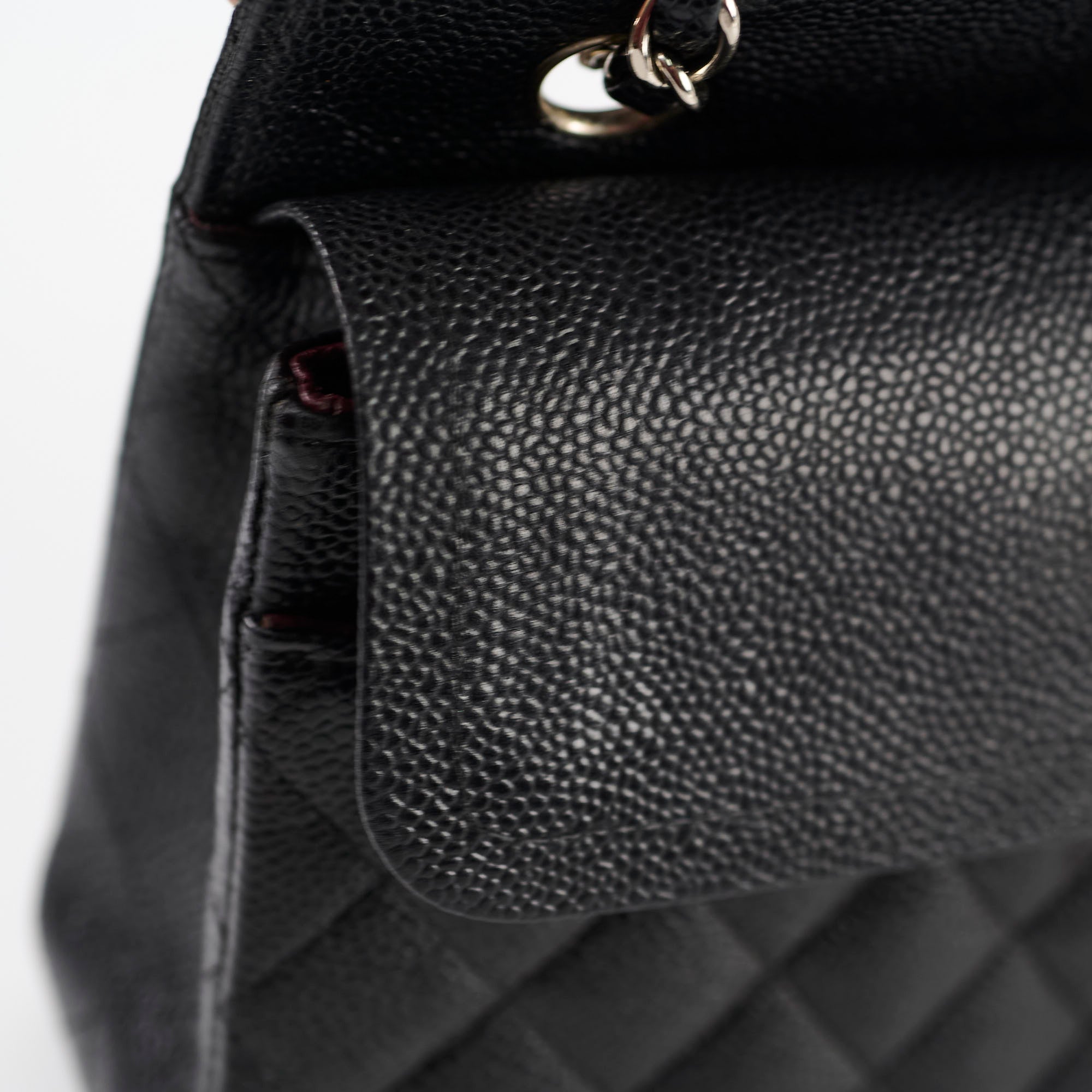 Chanel Caviar Medium/Large M/L Classic Flap Black