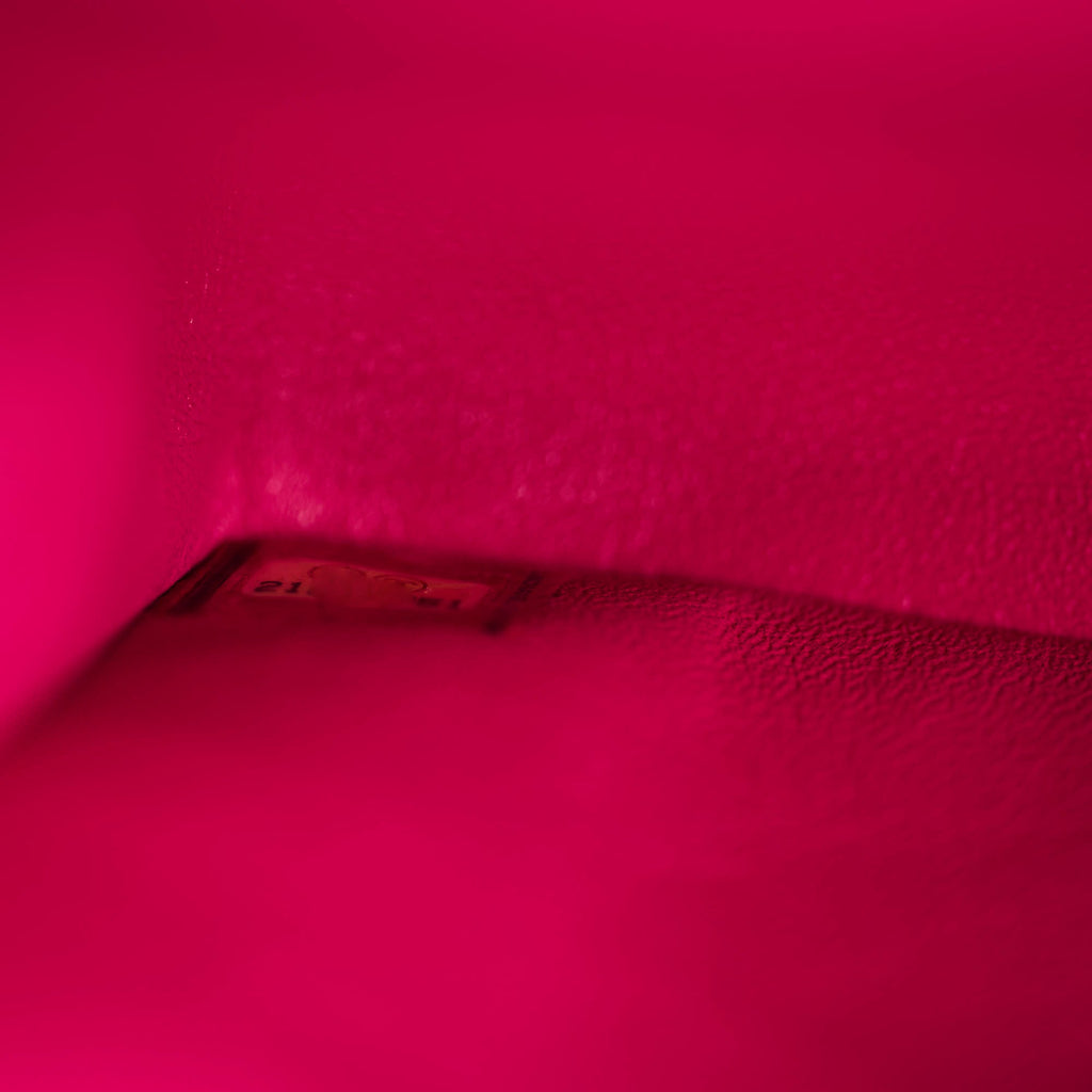 Chanel Medium/Large Classic Flap Chevron Lambskin Fuchsia Pink