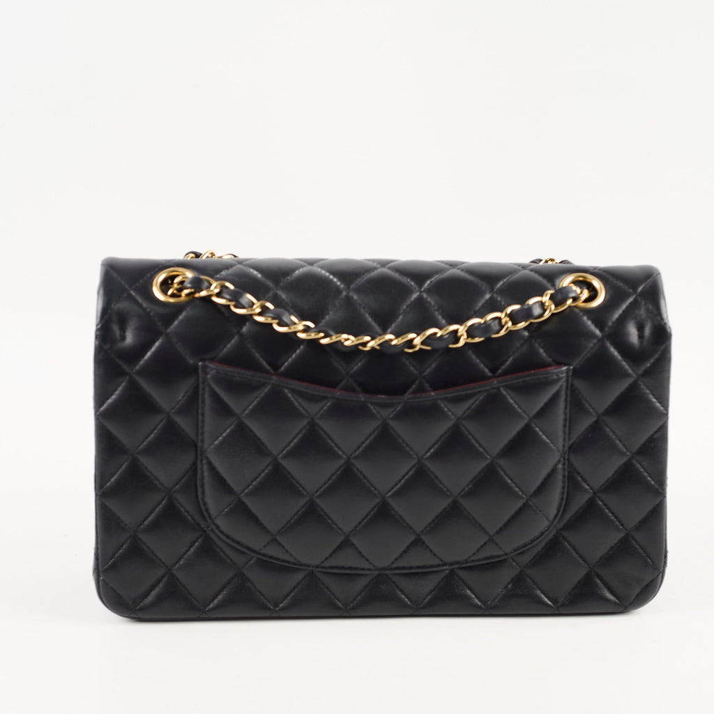 Chanel Medium/Large Classic Flap Black Lambskin GHW