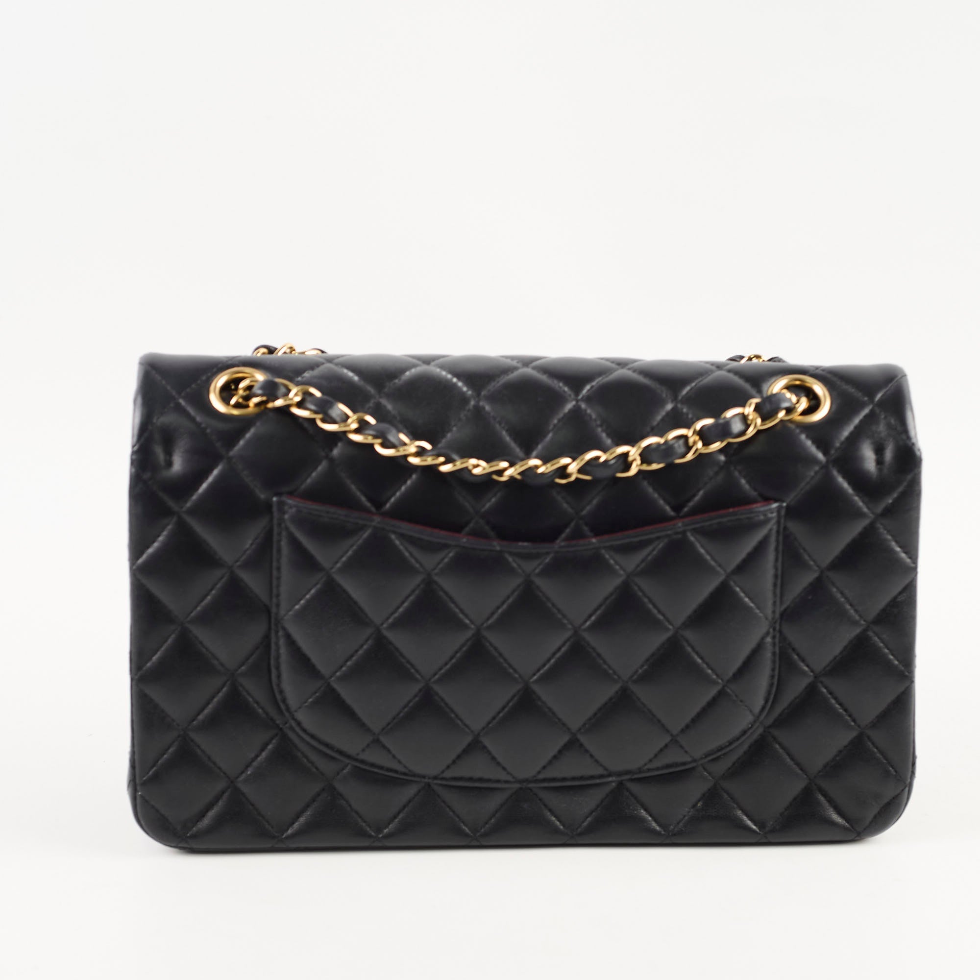 Chanel Medium/Large Classic Flap Black Lambskin GHW