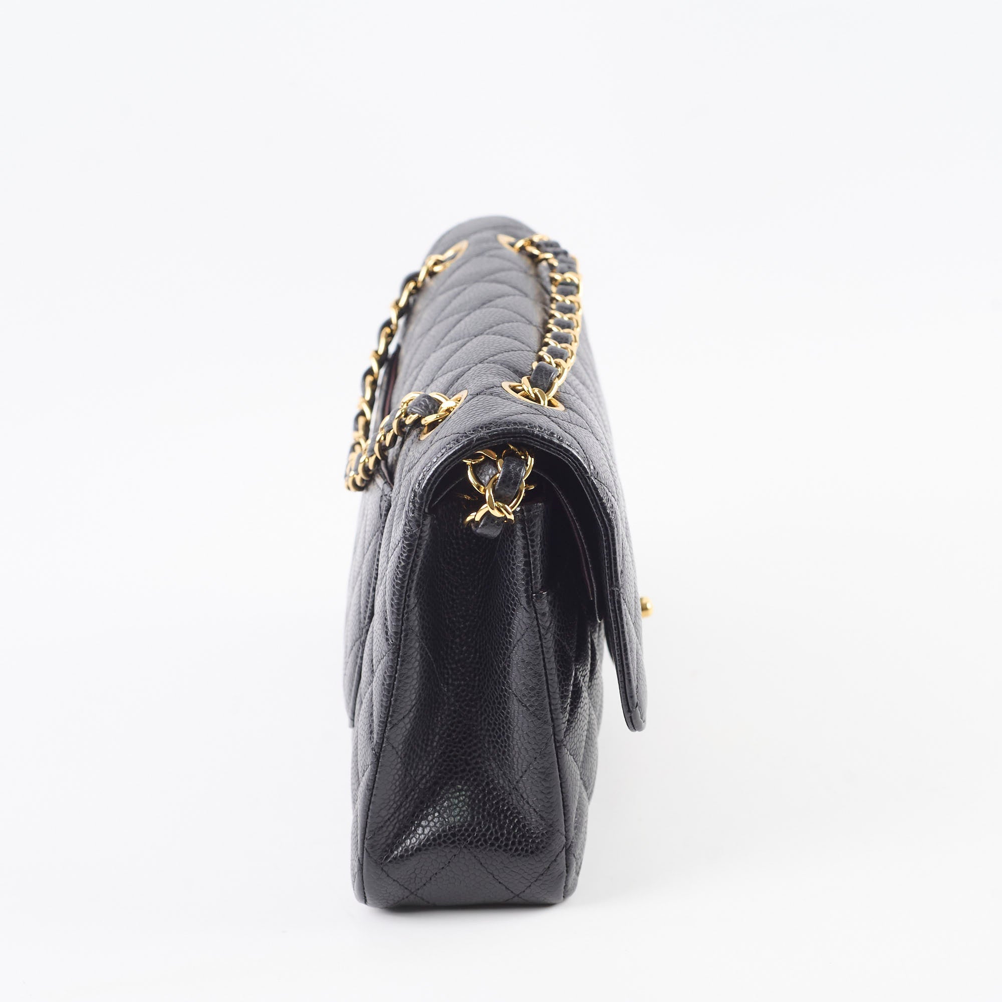 Chanel Classic Flap M/L Caviar Black