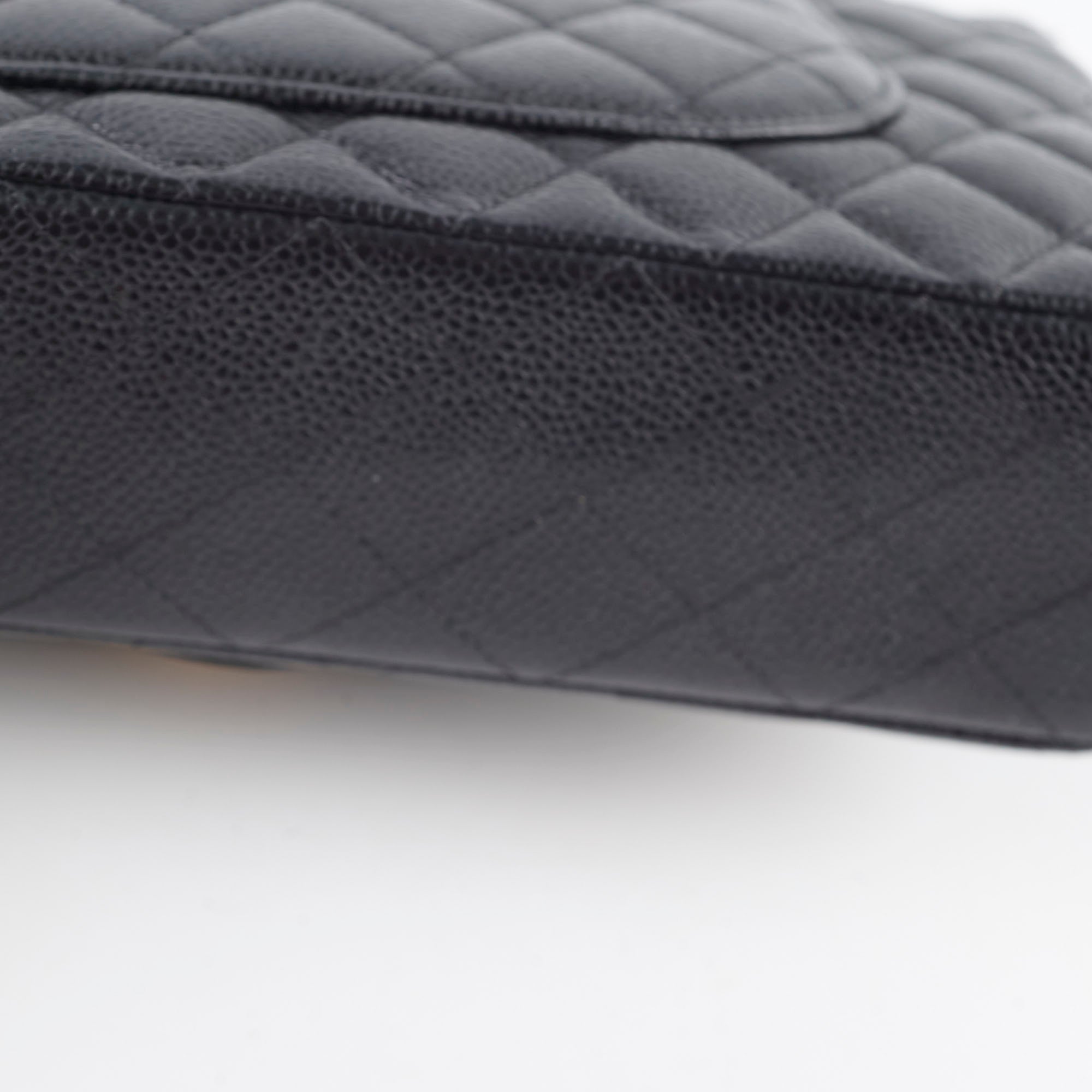 Chanel Classic Flap M/L Caviar Black