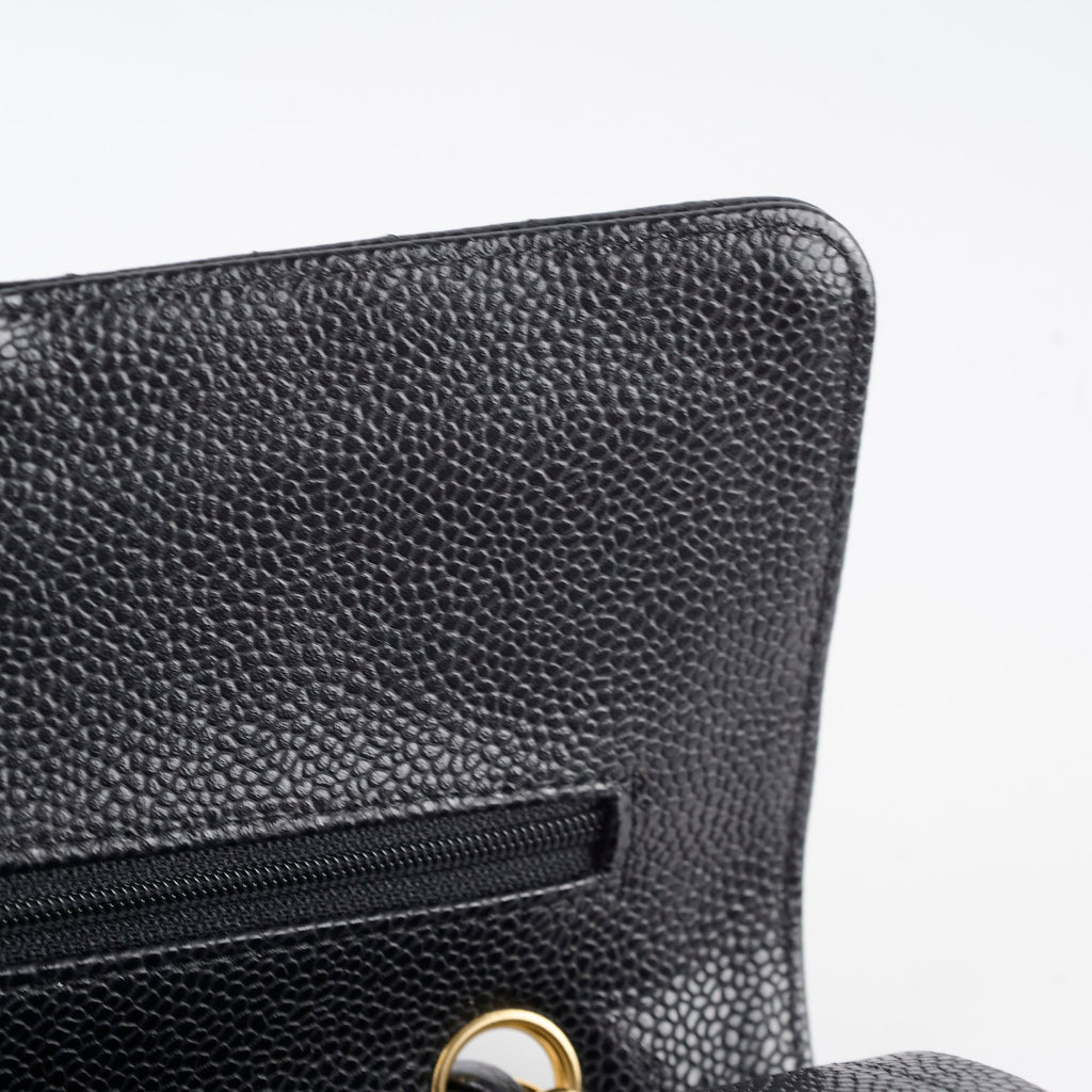 Chanel Classic Flap M/L Caviar Black