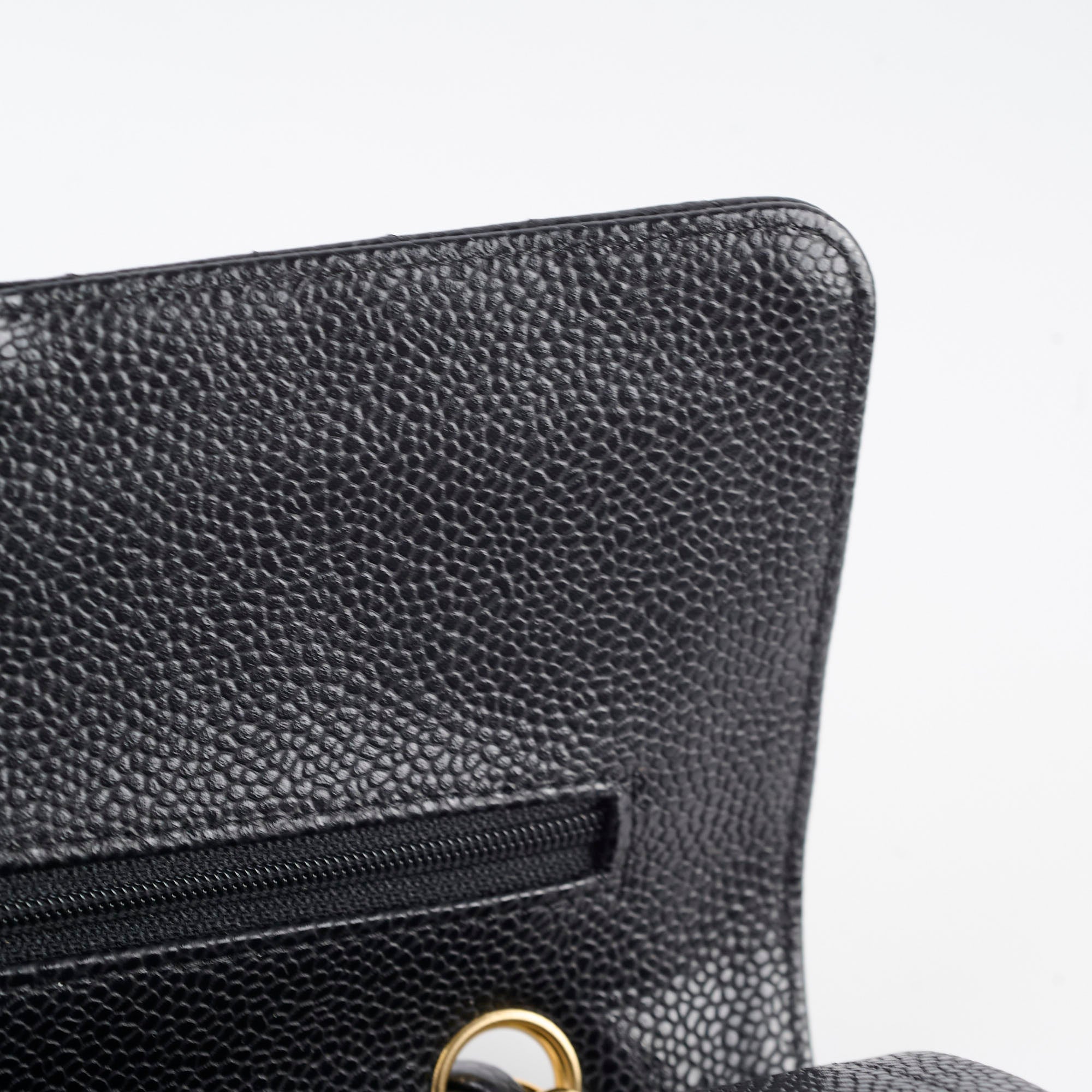 Chanel Classic Flap M/L Caviar Black