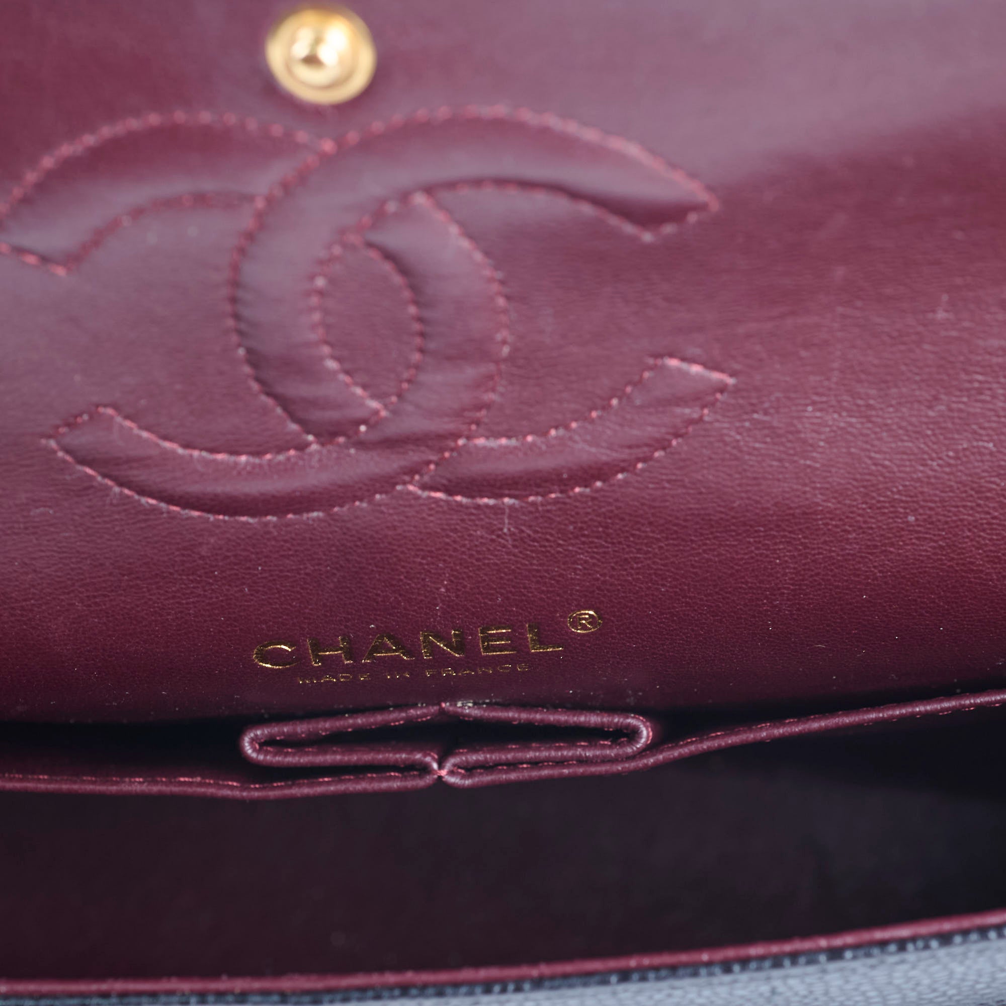 Chanel Classic Flap M/L Caviar Black