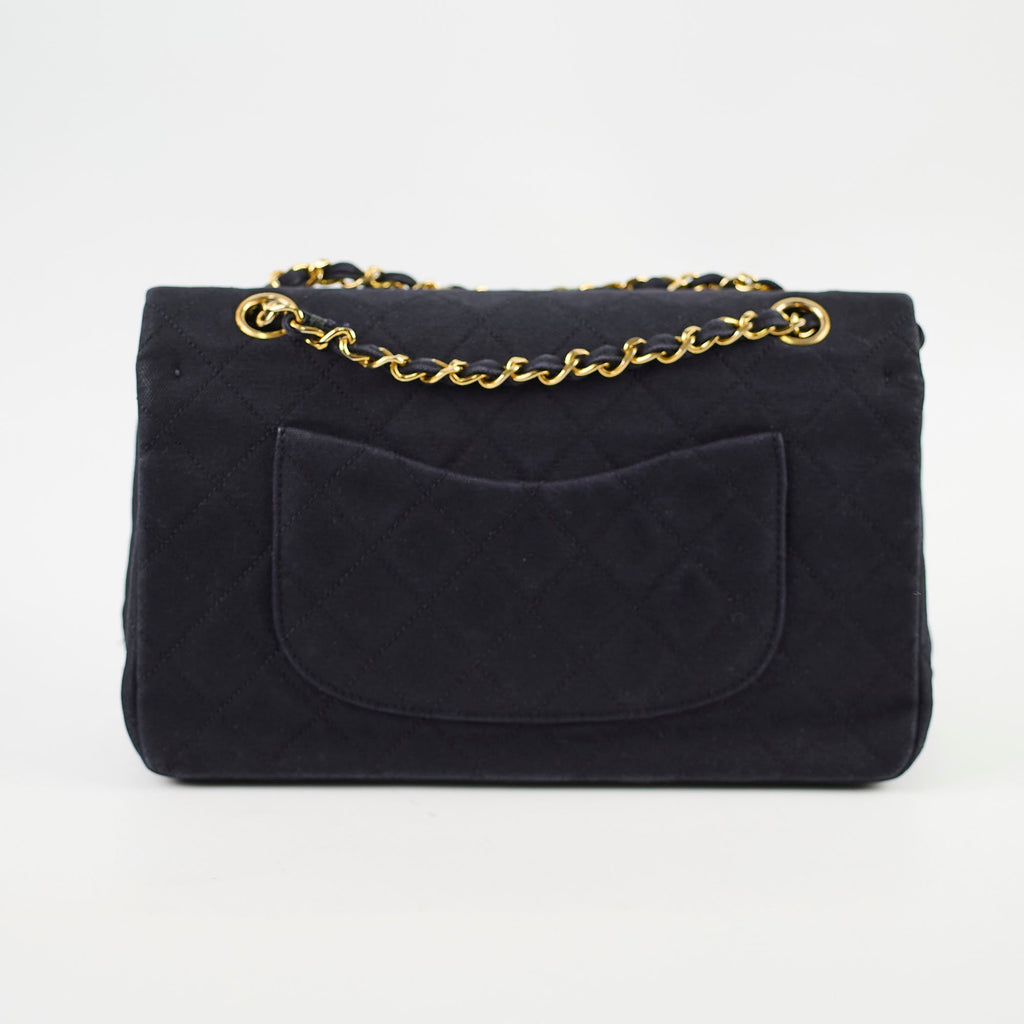 Chanel Medium/Large Double Jersey Classic Flap