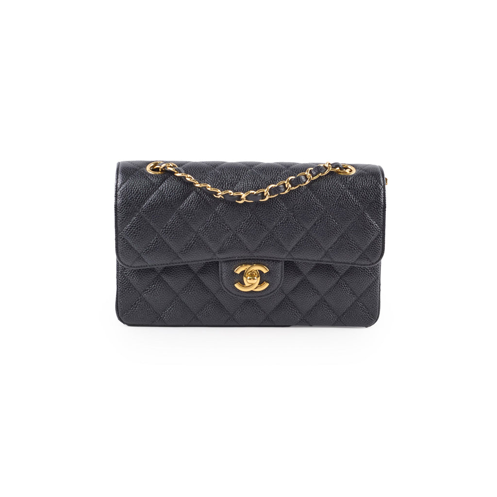 Chanel Small Classic Flap Caviar Black