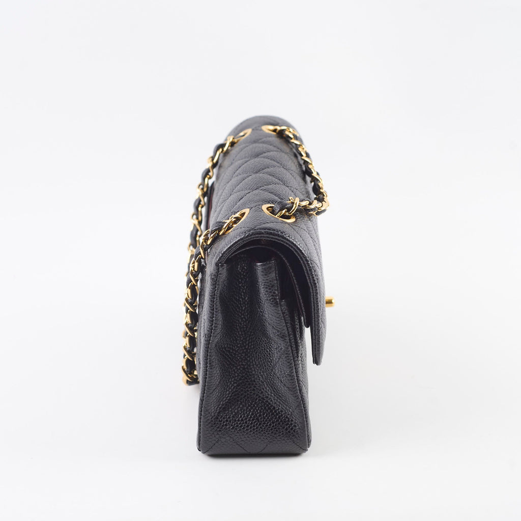 Chanel Small Classic Flap Caviar Black