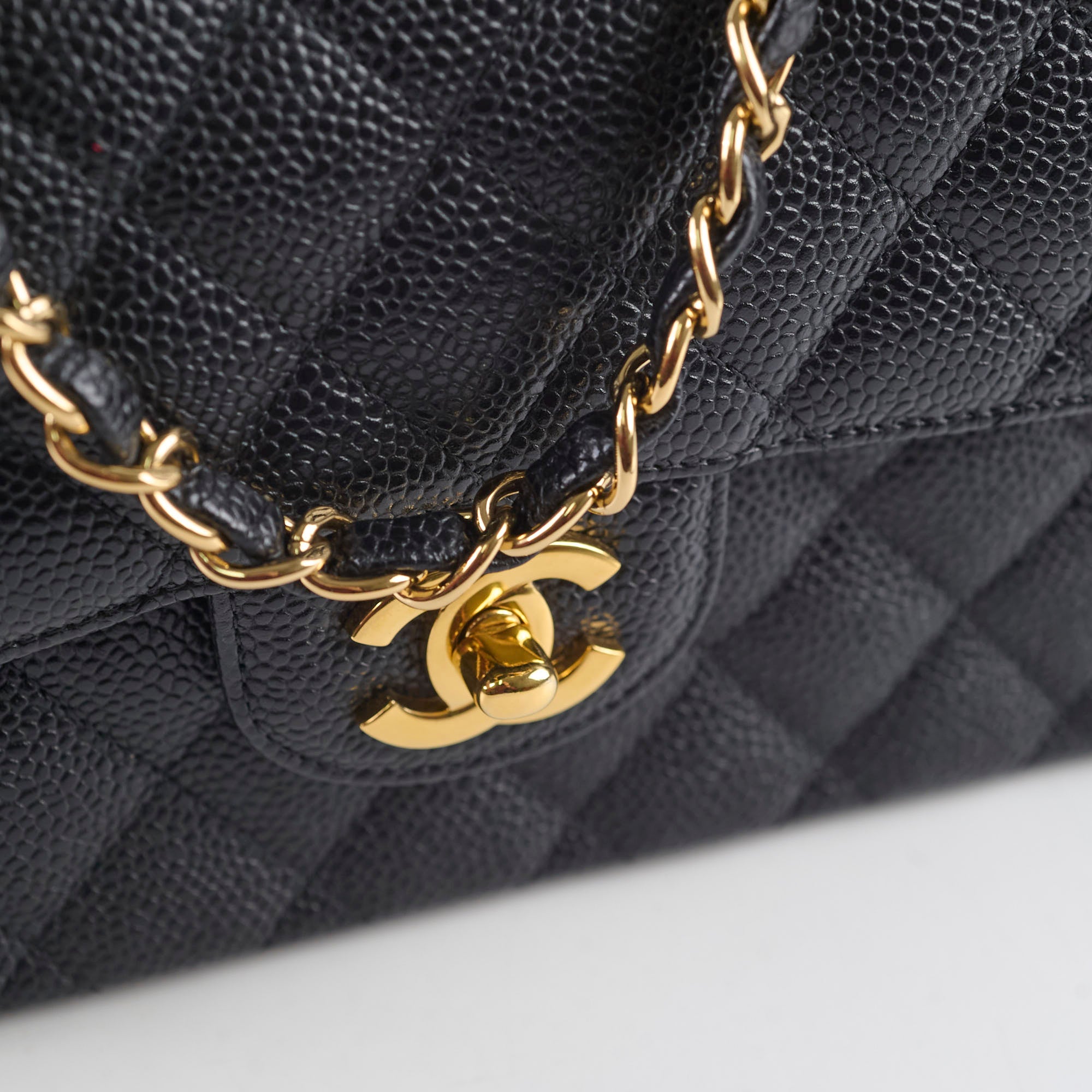 Chanel Small Classic Flap Caviar Black