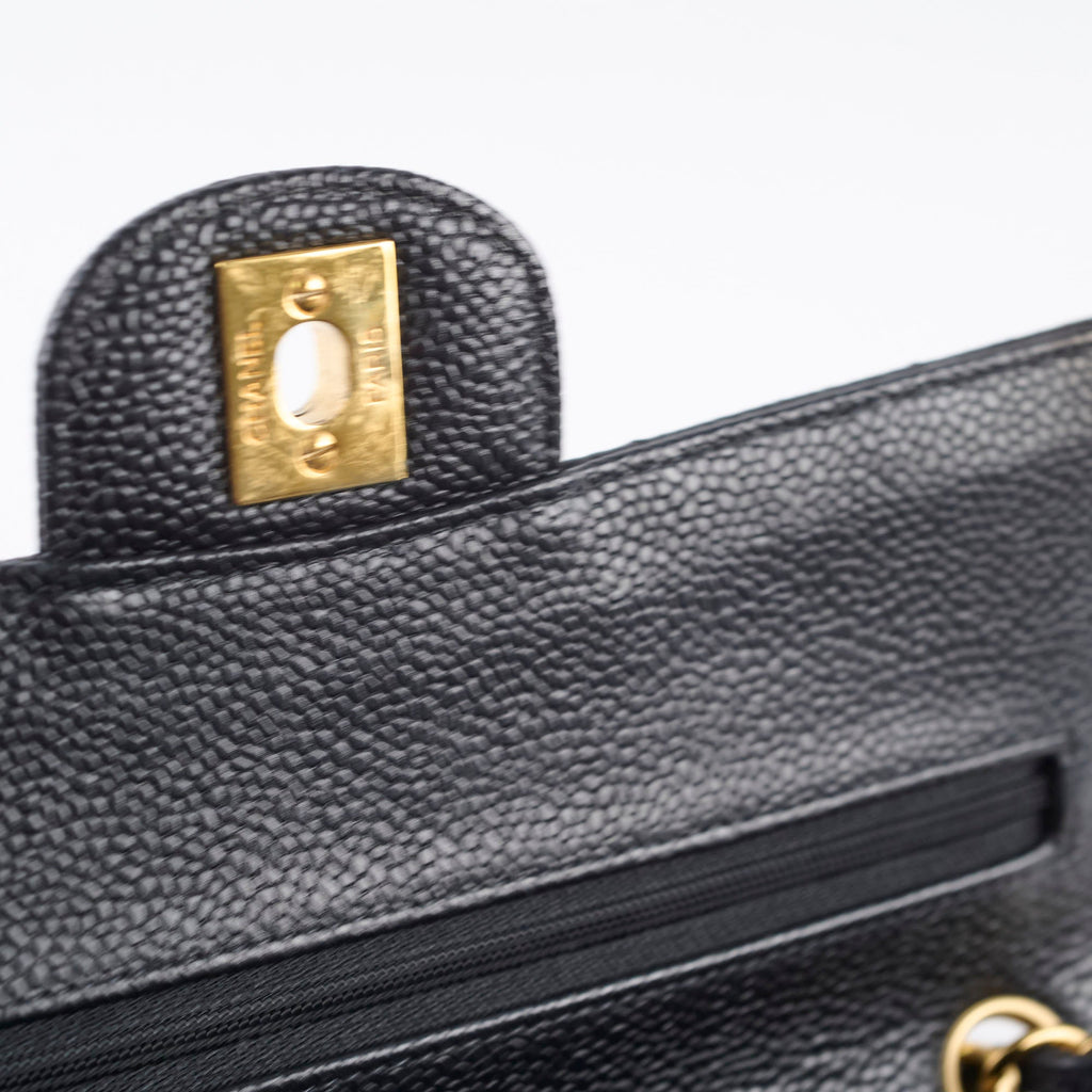 Chanel Small Classic Flap Caviar Black