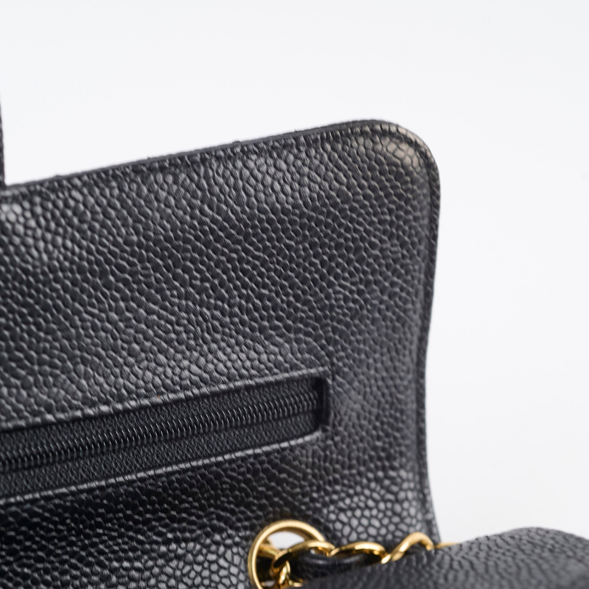 Chanel Small Classic Flap Caviar Black