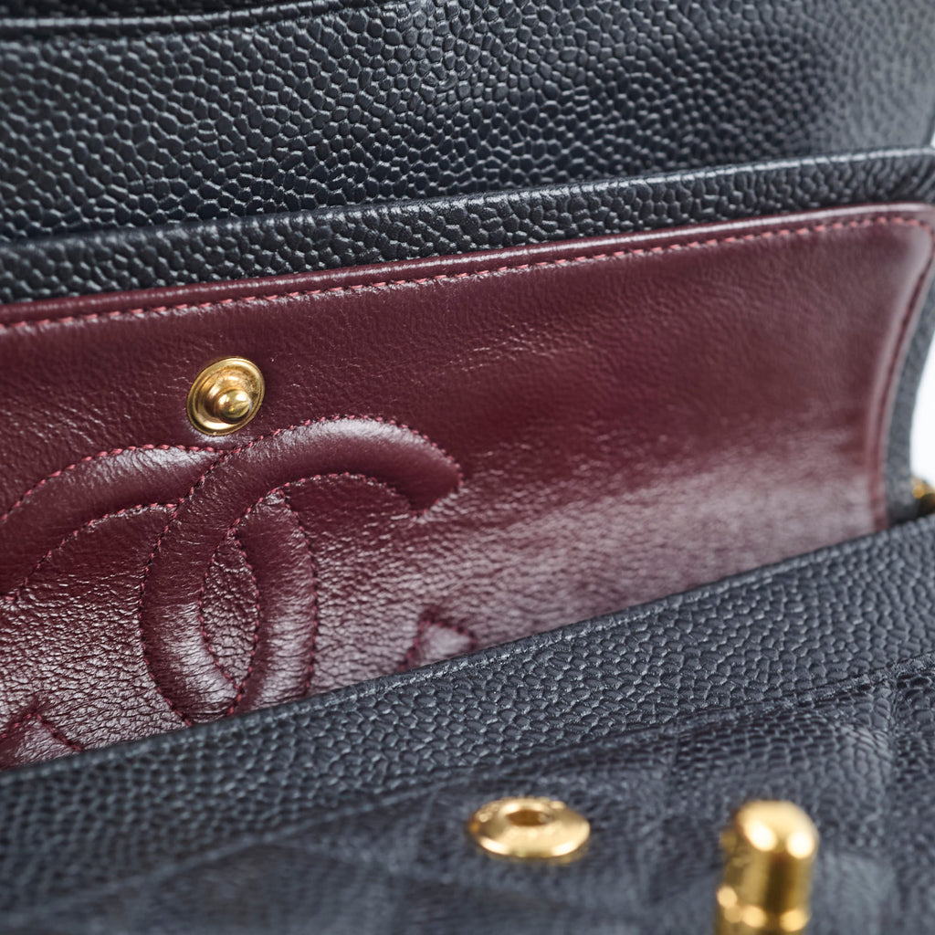 Chanel Small Classic Flap Caviar Black