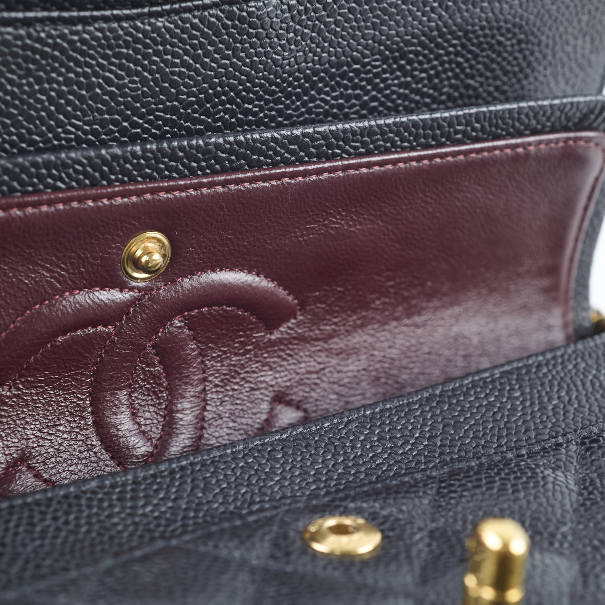 Chanel Small Classic Flap Caviar Black