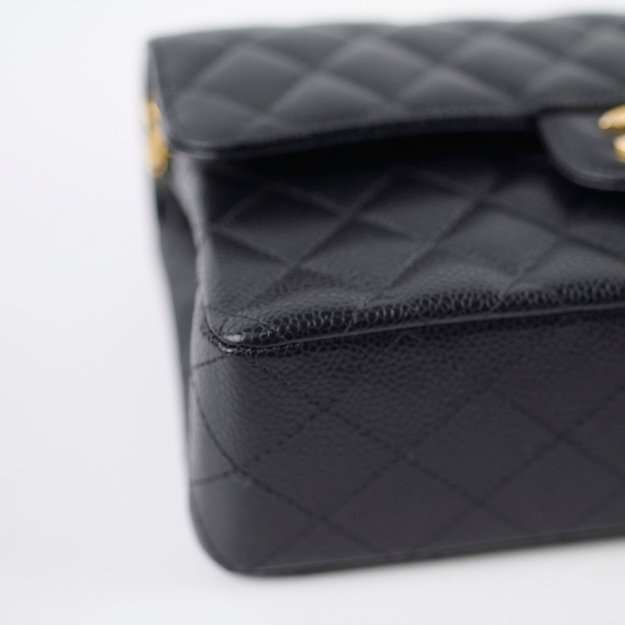 Chanel Small Classic Flap Caviar Black (Microchipped)