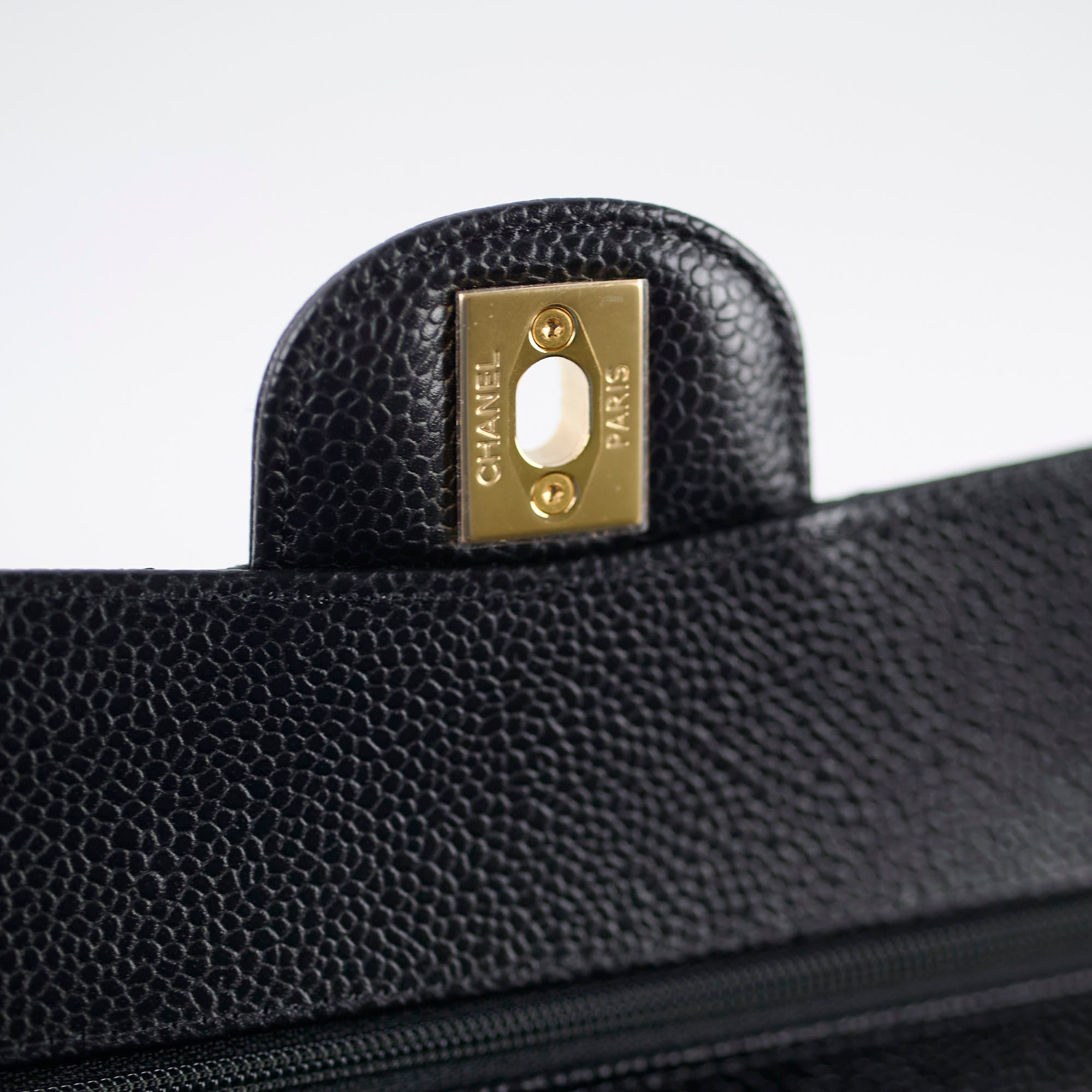 Chanel Small Classic Flap Caviar Black (Microchipped)