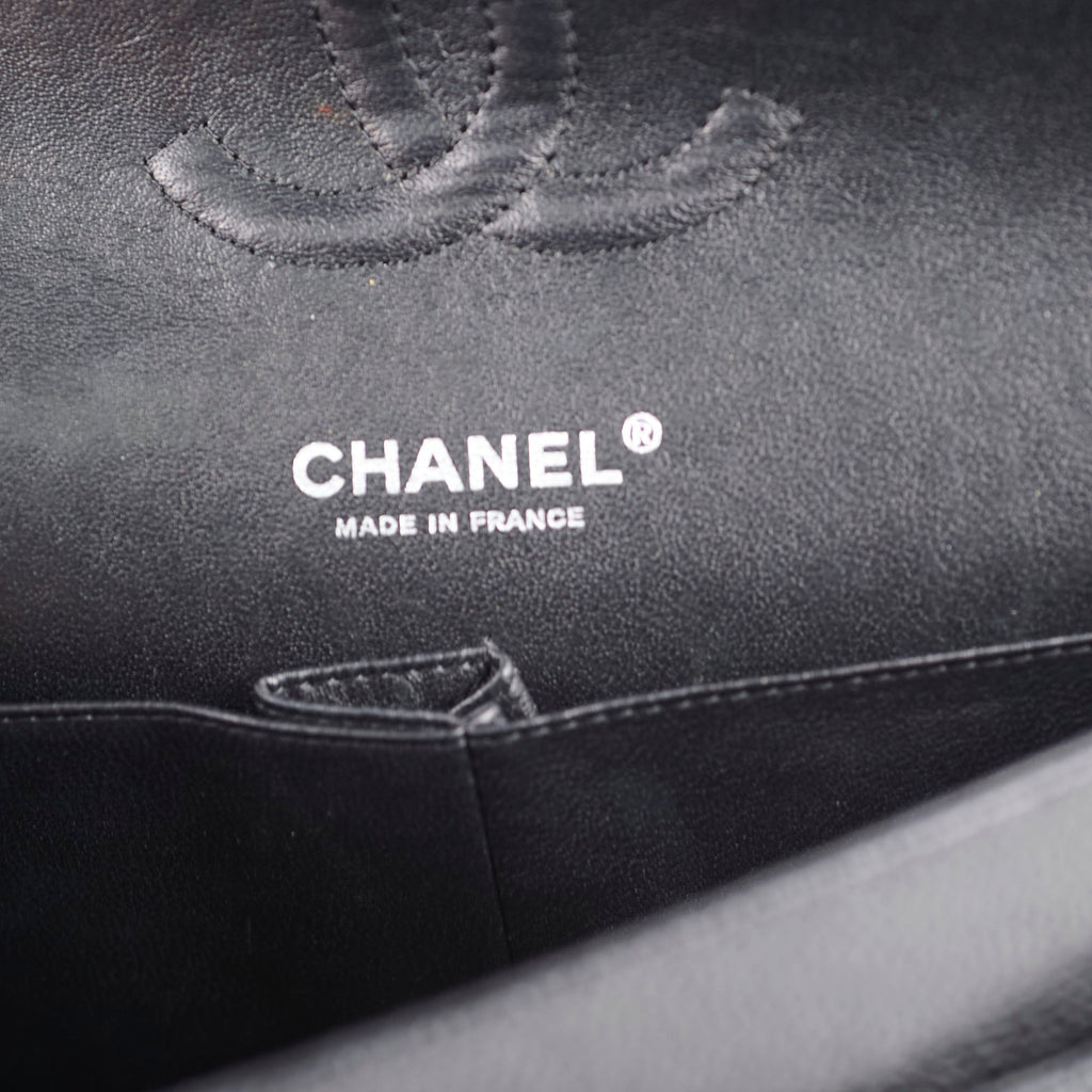 Chanel Classic Flap M/L Caviar Black Shoulder Bag