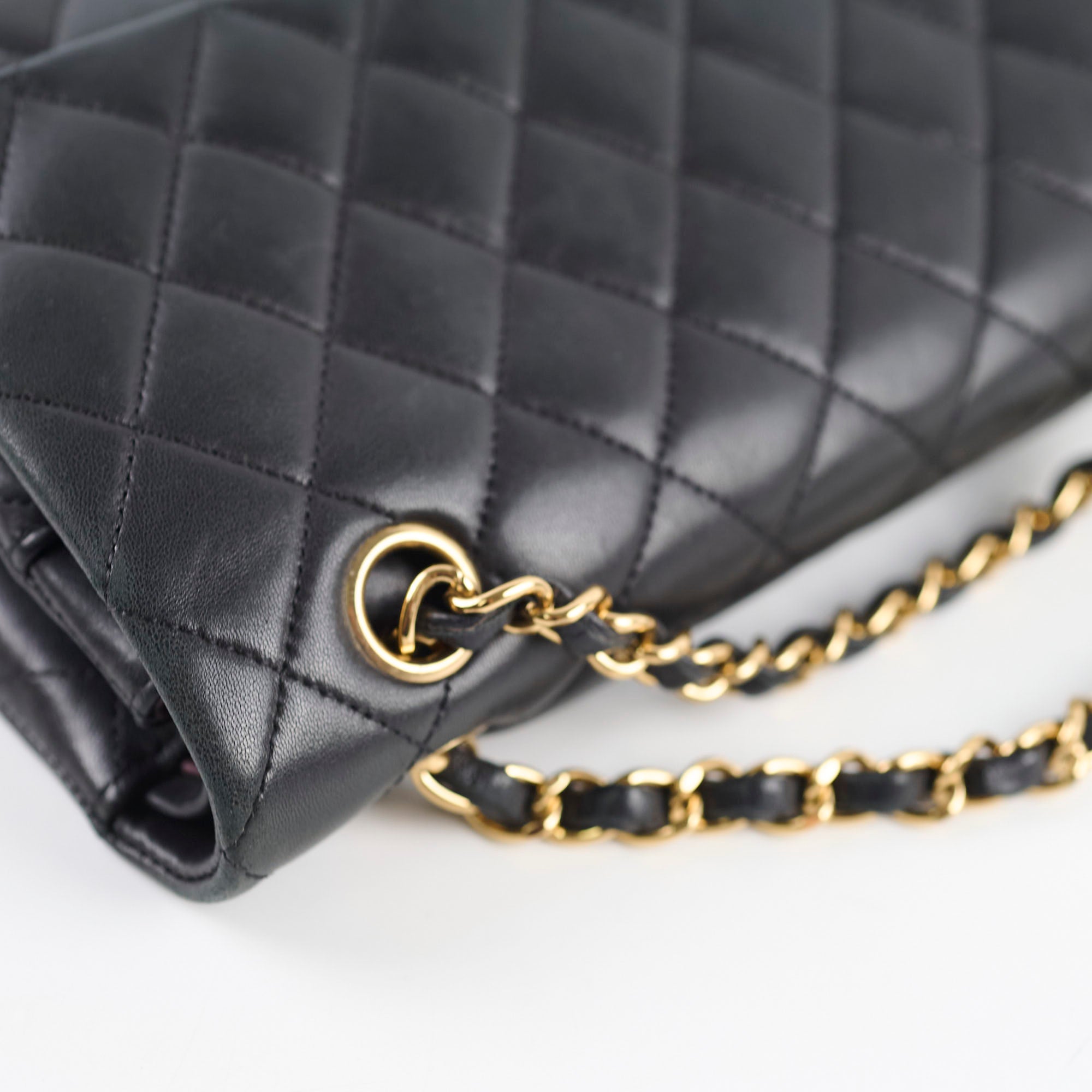 Chanel Medium Classic Flap Black Lambskin GHW