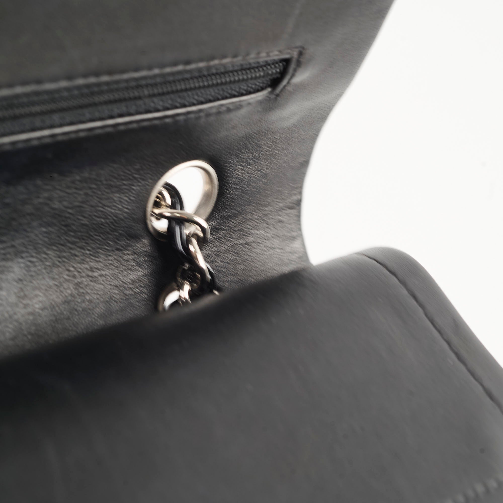 Chanel Classic Flap Medium M/L Patent Black (13 Series)
