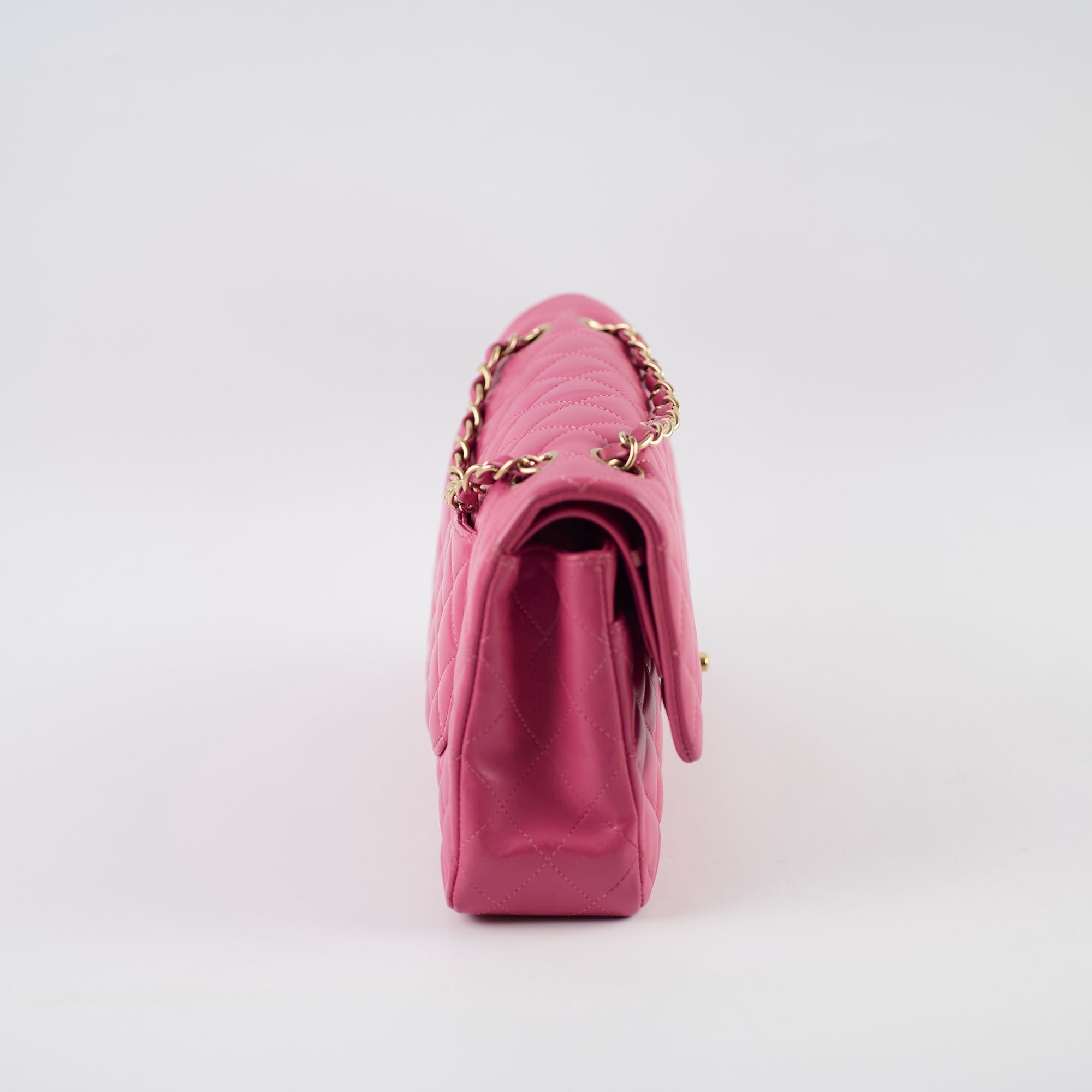 Chanel Classic Flap Medium/Large Lambskin Dark Pink/Magenta